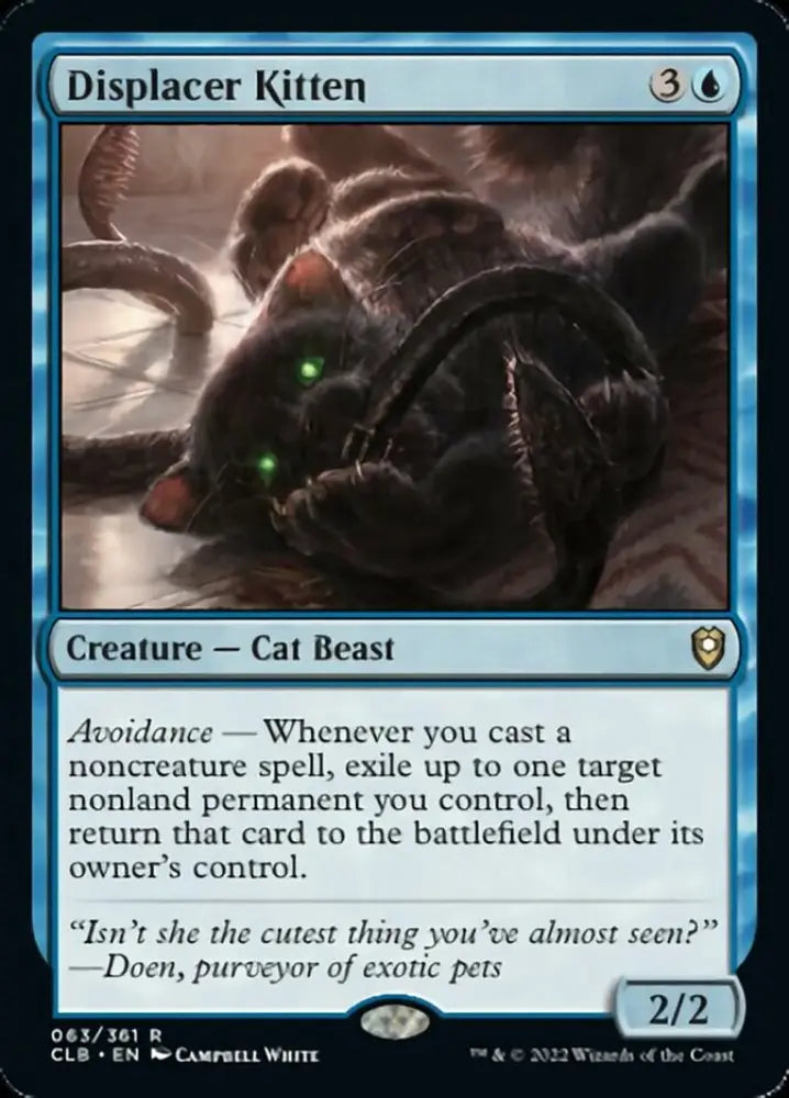 Displacer Kitten [Commander Legends: Battle for Baldur’s Gate] - MTG Single