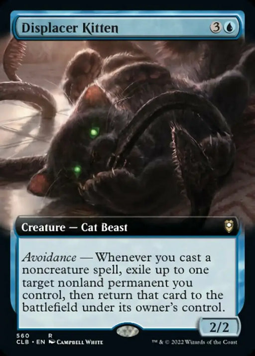 Displacer Kitten (Extended Art) [Commander Legends: Battle for Baldur’s Gate] - MTG Single