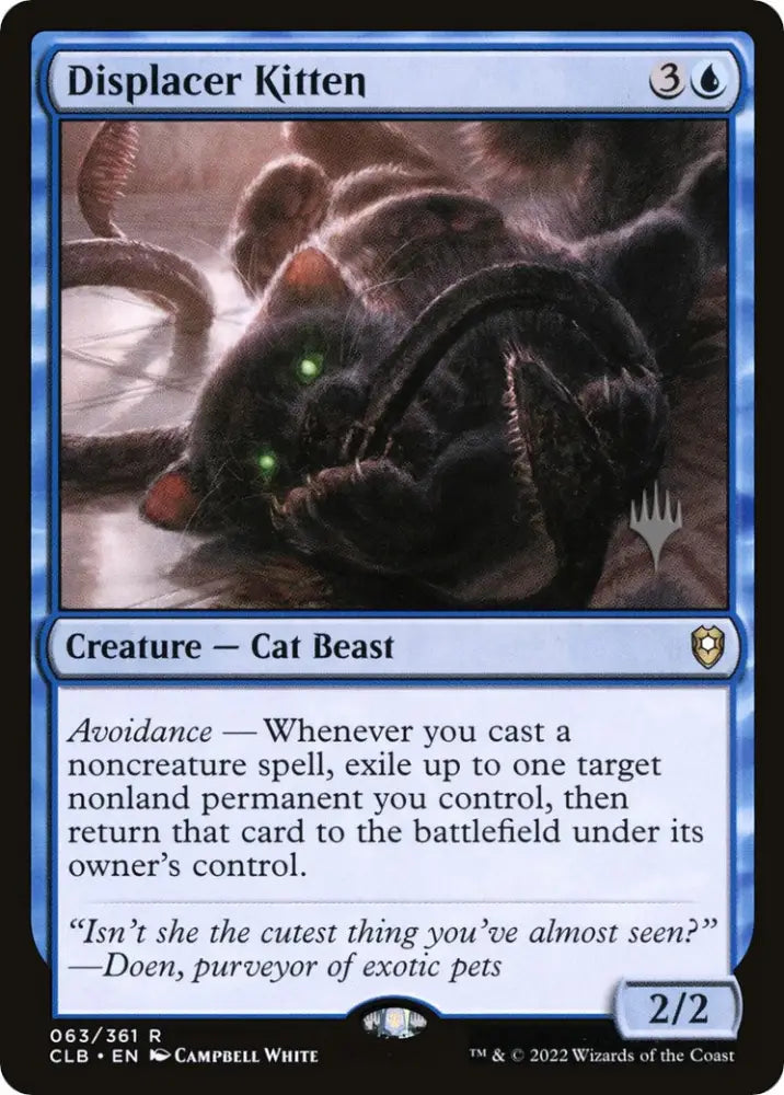 Displacer Kitten (Promo Pack) [The Lost Caverns of Ixalan Promos] - MTG Single