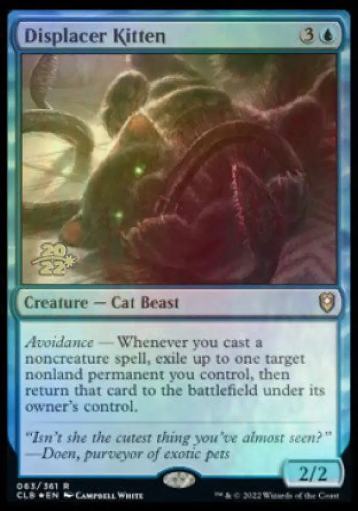 Displacer Kitten [The Lost Caverns of Ixalan Promos] - MTG Single