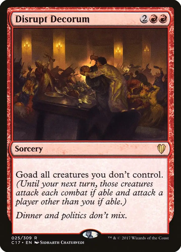 Disrupt Decorum [Commander 2017] - MTG Single