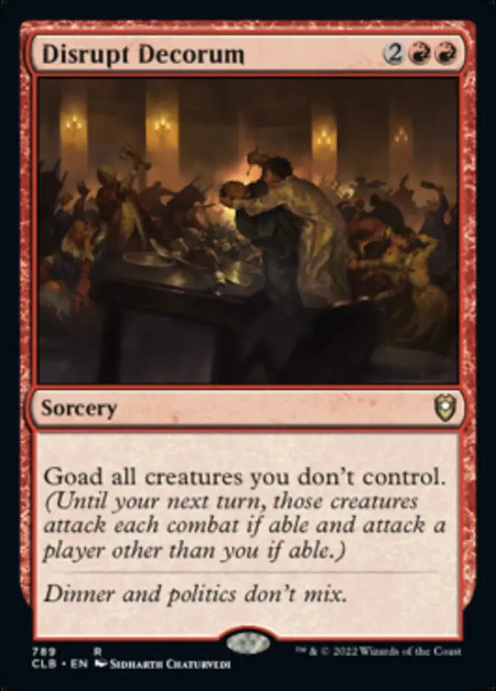 Disrupt Decorum [Commander Legends: Battle for Baldur’s Gate] - MTG Single