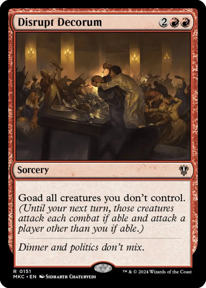 Disrupt Decorum [Murders at Karlov Manor Commander] - MTG Single