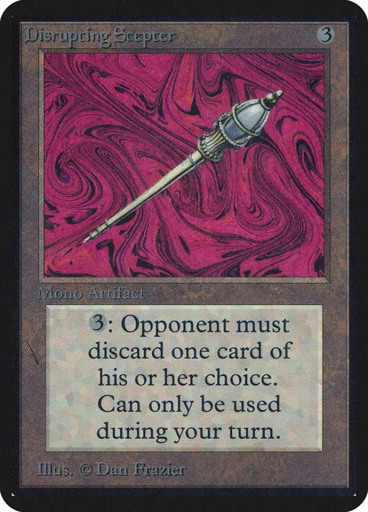 Disrupting Scepter [Alpha Edition] - MTG Single