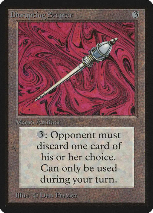 Disrupting Scepter [Beta Edition] - MTG Single