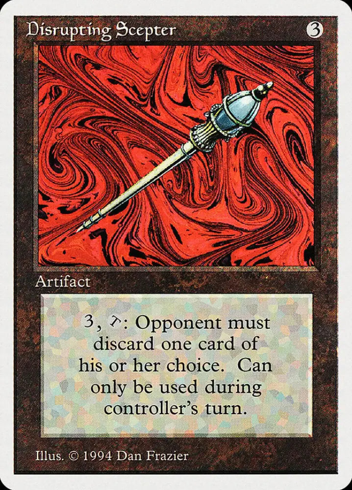 Disrupting Scepter [Summer Magic / Edgar] - MTG Single