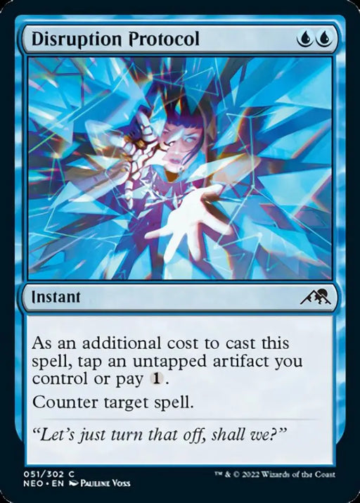Disruption Protocol [Kamigawa: Neon Dynasty] - MTG Single