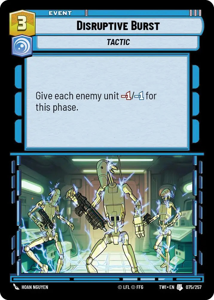 Disruptive Burst (075/257) [Twilight of the Republic] - Star Wars: Unlimited Single