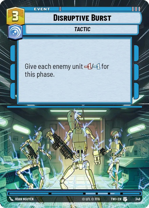 Disruptive Burst (Hyperspace) (348) [Twilight of the Republic] - Star Wars: Unlimited Single