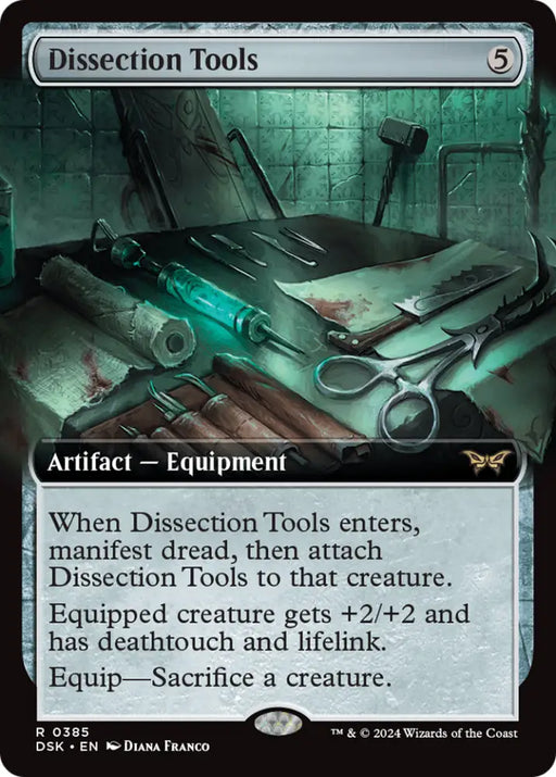 Dissection Tools (Extended Art) [Duskmourn: House of Horror] - MTG Single
