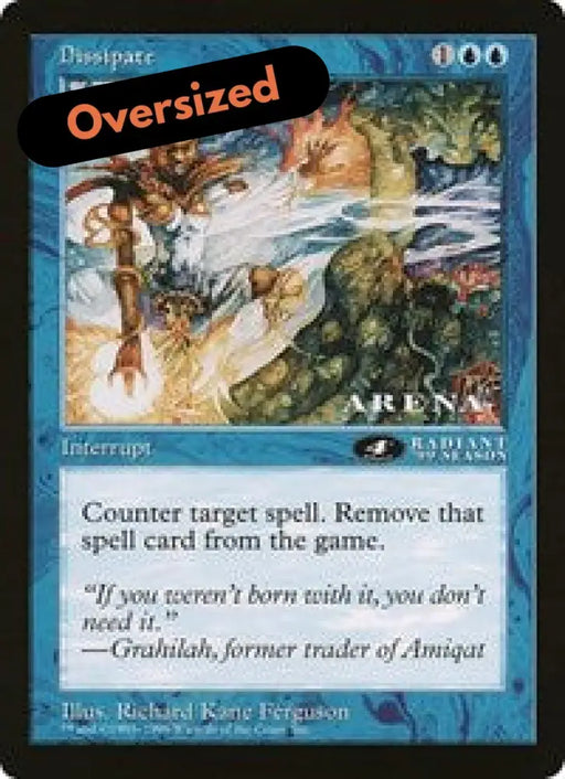 Dissipate (4th Place) (Oversized) [Oversize Cards] - MTG Single