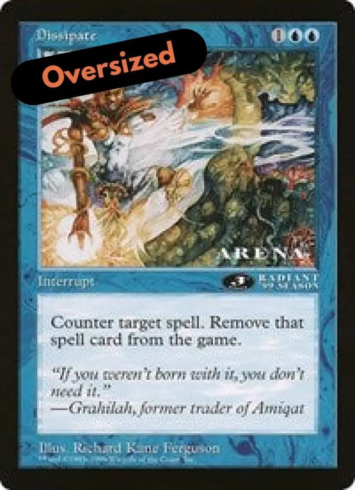 Dissipate (Oversized) [Oversize Cards] - MTG Single