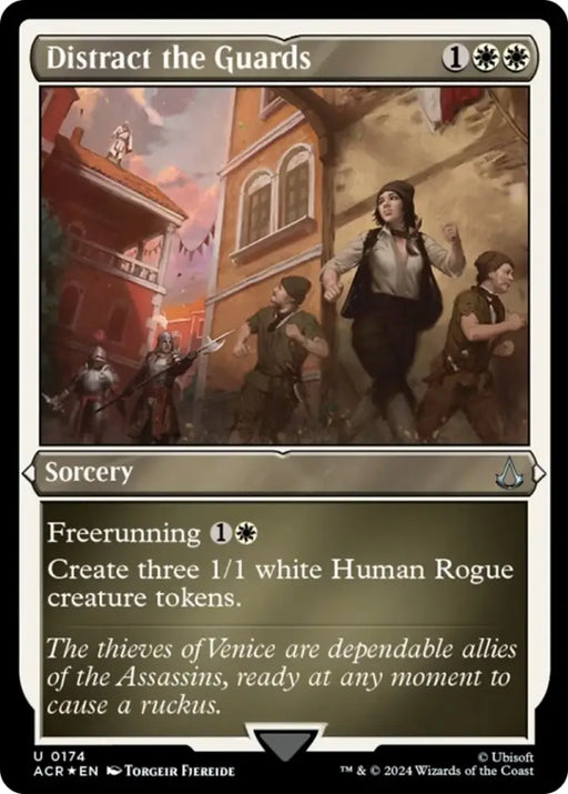 Distract the Guards (Foil Etched) [Assassin’s Creed] - MTG Single