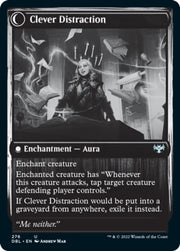 Distracting Geist // Clever Distraction [Innistrad: Double Feature] - MTG Single