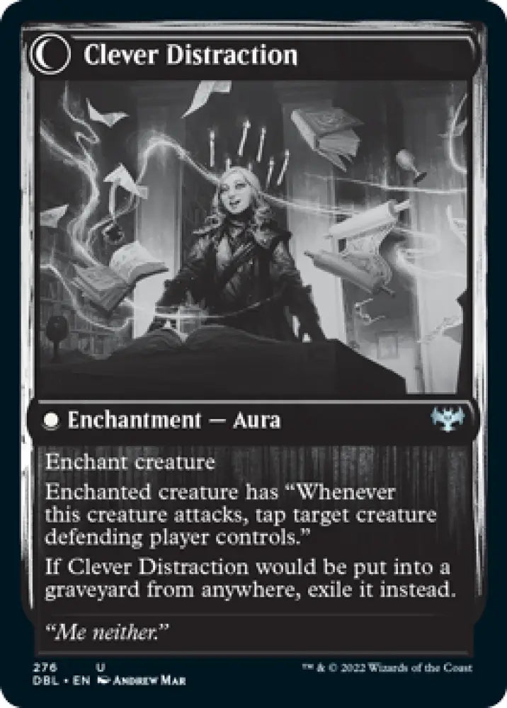 Distracting Geist // Clever Distraction [Innistrad: Double Feature] - MTG Single