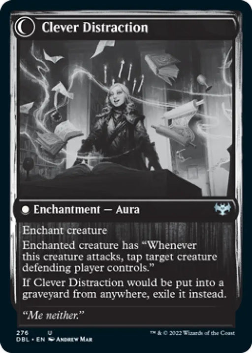 Distracting Geist // Clever Distraction [Innistrad: Double Feature] - MTG Single