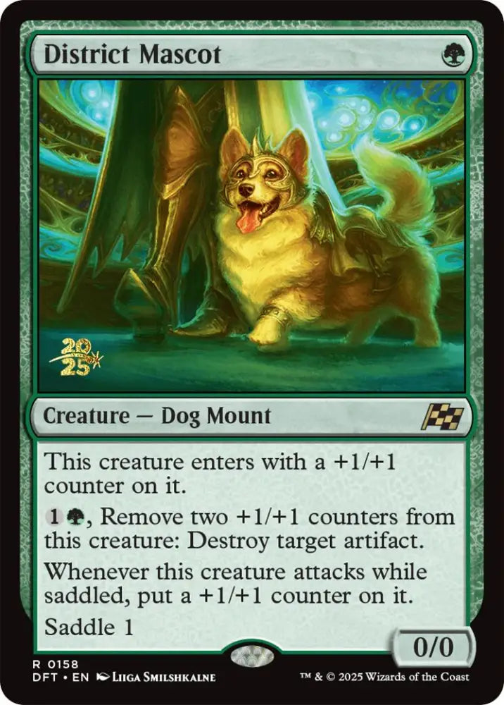 District Mascot [Aetherdrift Prerelease Promos] - MTG Single