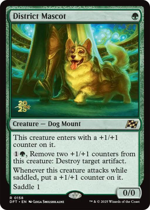 District Mascot [Aetherdrift Prerelease Promos] - MTG Single