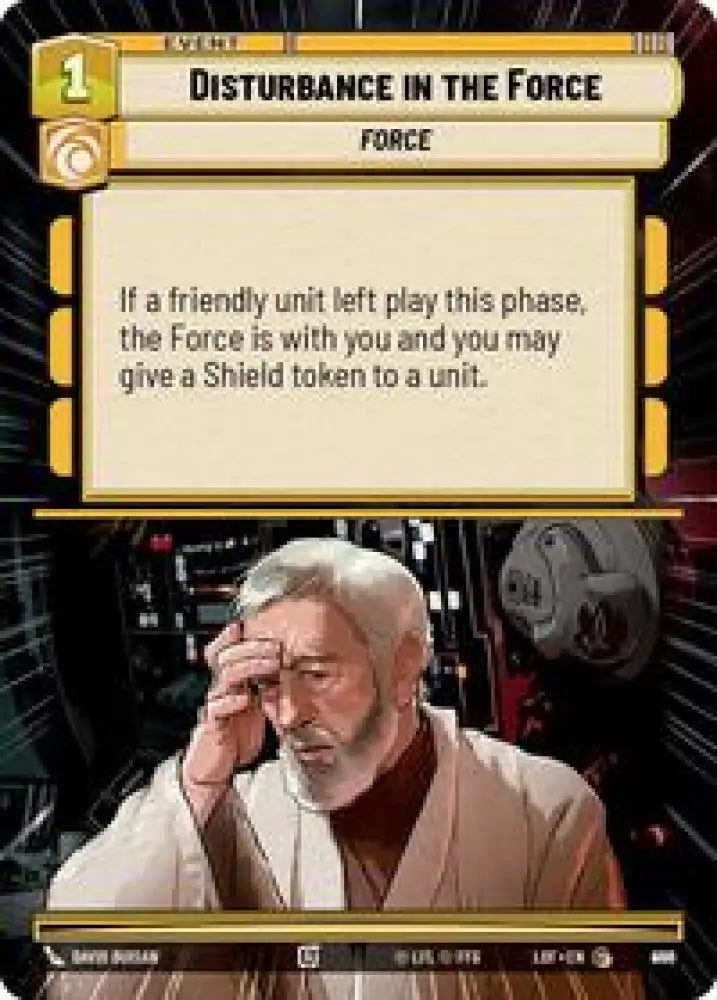 Disturbance in the Force (Hyperspace Foil) (956) [Legends of the Force]