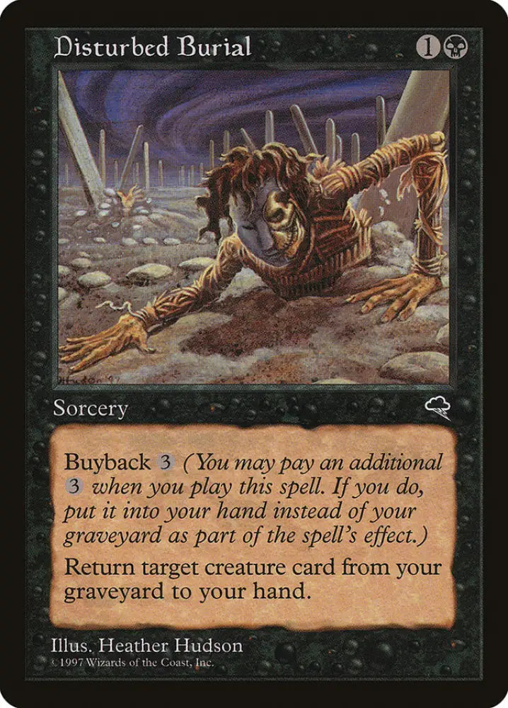 Disturbed Burial [Tempest] - MTG Single