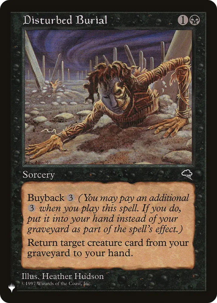 Disturbed Burial [The List] - MTG Single