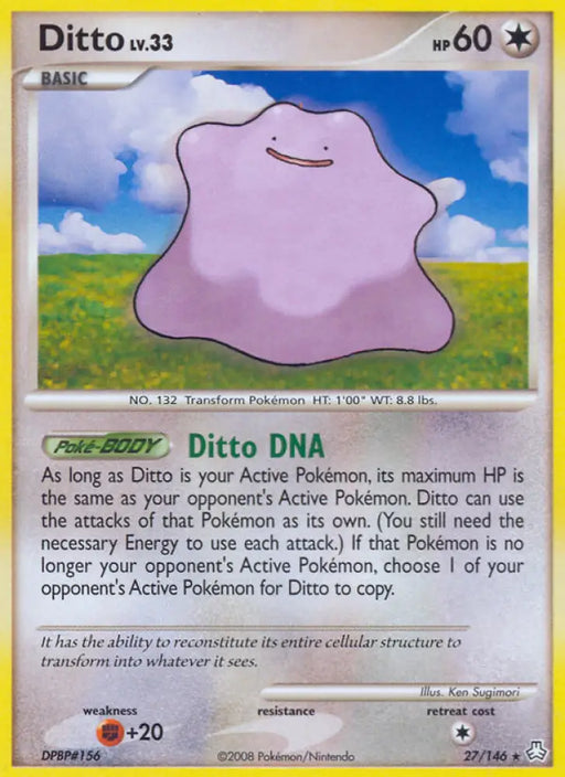 Ditto (27/146) [Diamond & Pearl: Legends Awakened] - Pokemon Single