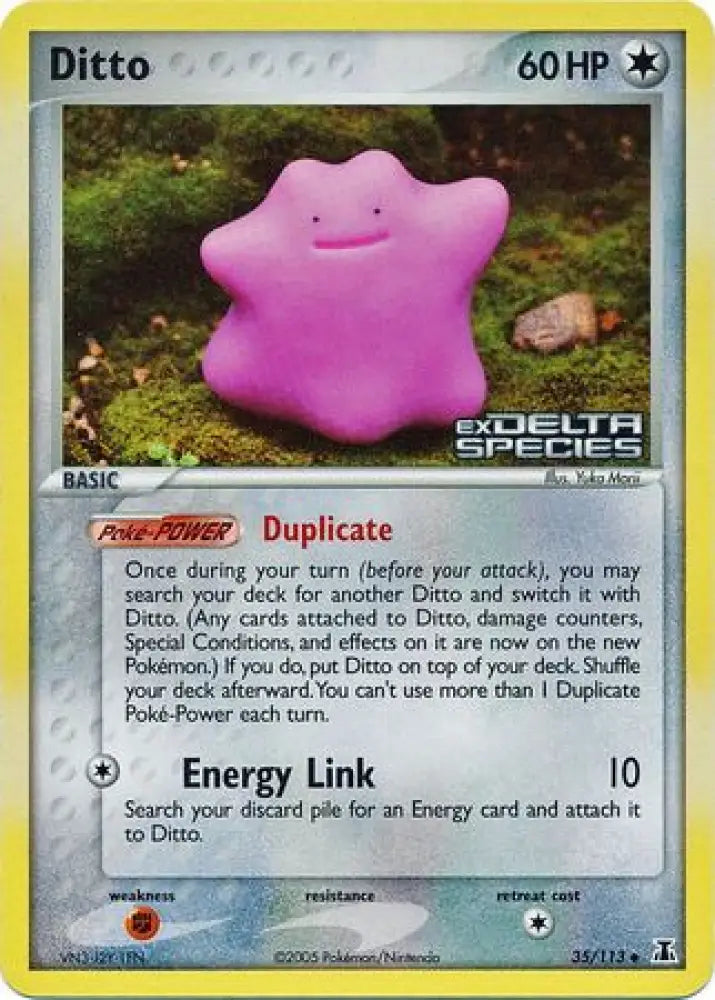Ditto (35/113) (Stamped) [EX: Delta Species] - Pokemon Single