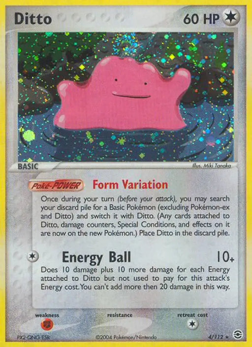Ditto (4/112) [EX: FireRed & LeafGreen] - Pokemon Single