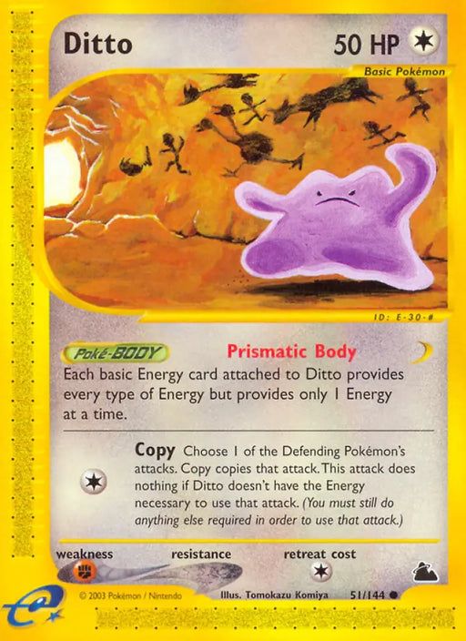 Ditto (51/144) [Skyridge] - Pokemon Single