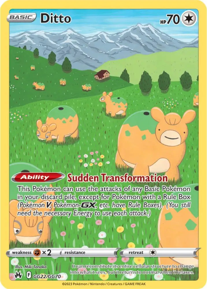 Ditto (GG22/GG70) [Sword & Shield: Crown Zenith] - Pokemon Single