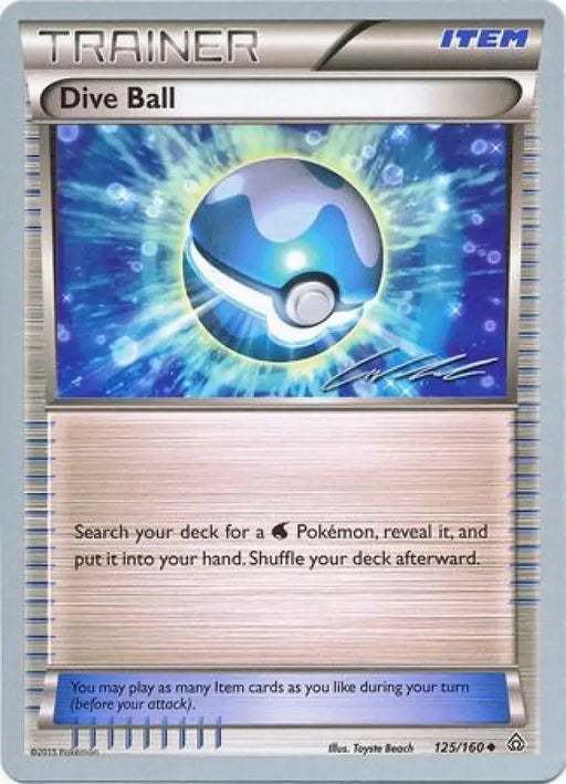 Dive Ball (125/160) (Ninja Blitz - Cody Walinski) [World Championships 2016] - Pokemon Single