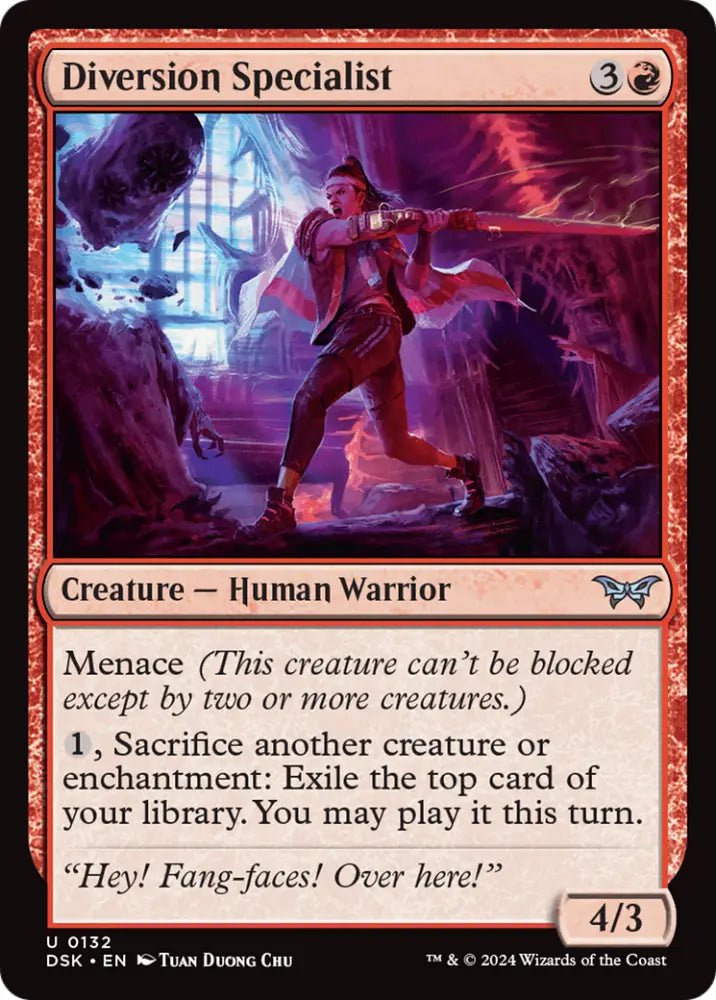 Diversion Specialist [Duskmourn: House of Horror] - MTG Single
