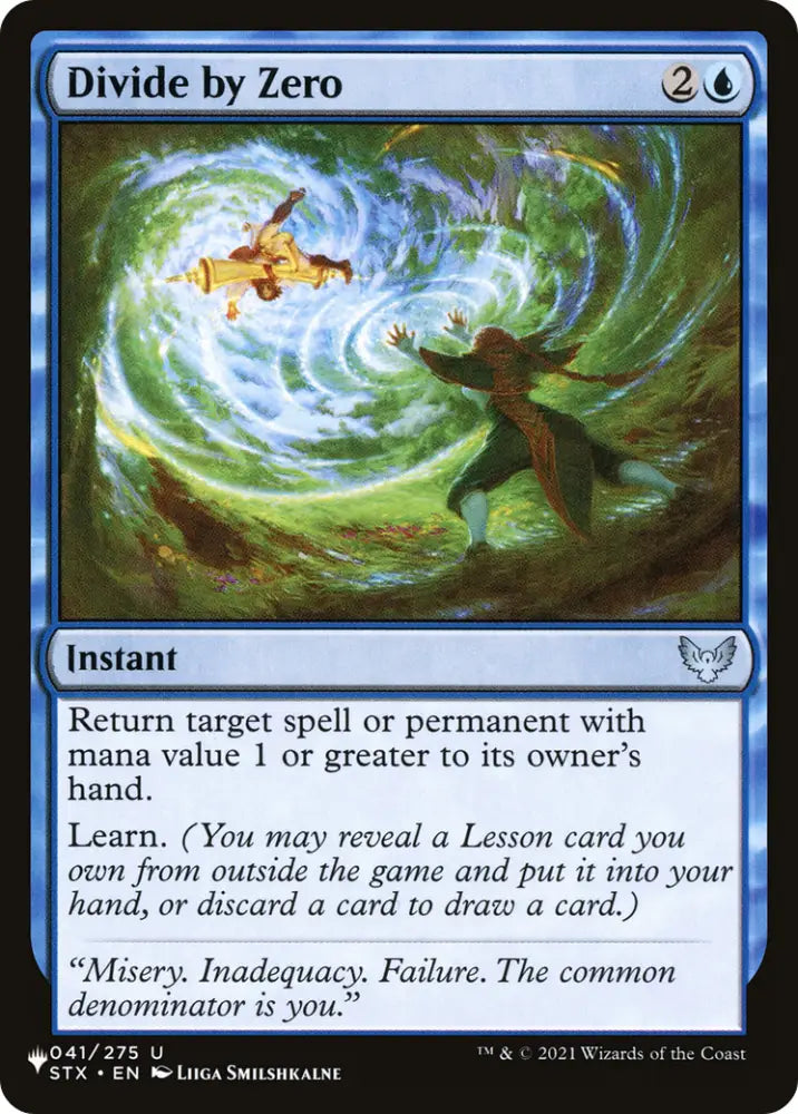 Divide by Zero [The List] - MTG Single