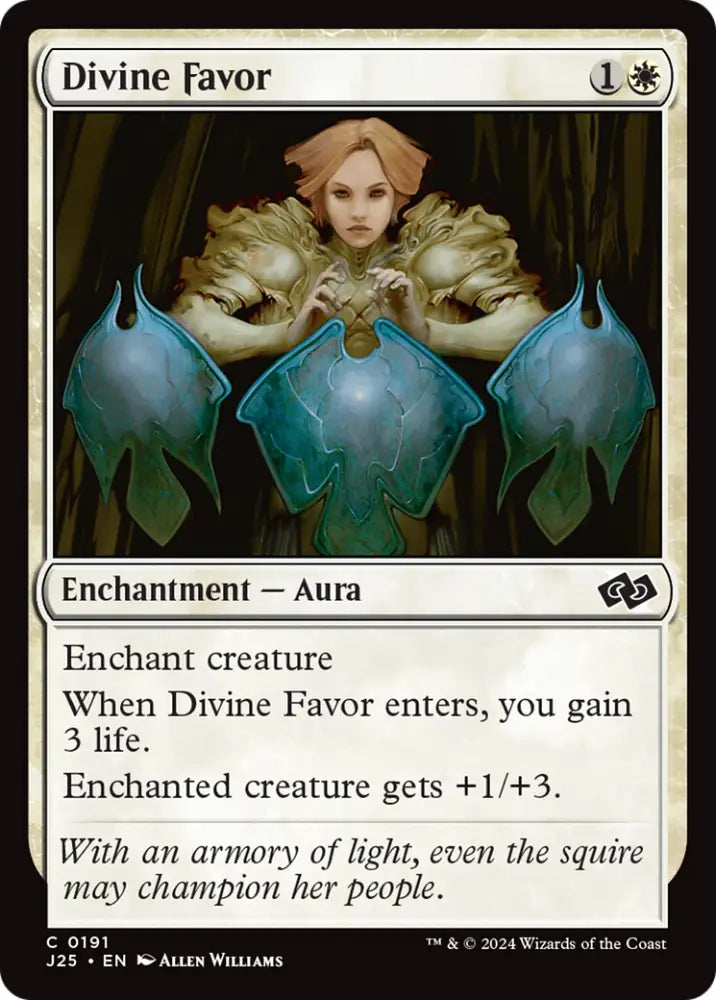 Divine Favor [Foundations Jumpstart] - MTG Single