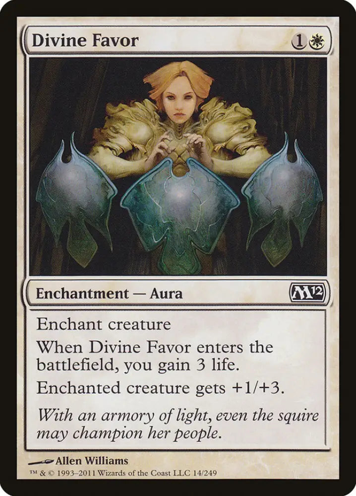Divine Favor [Magic 2012] - MTG Single