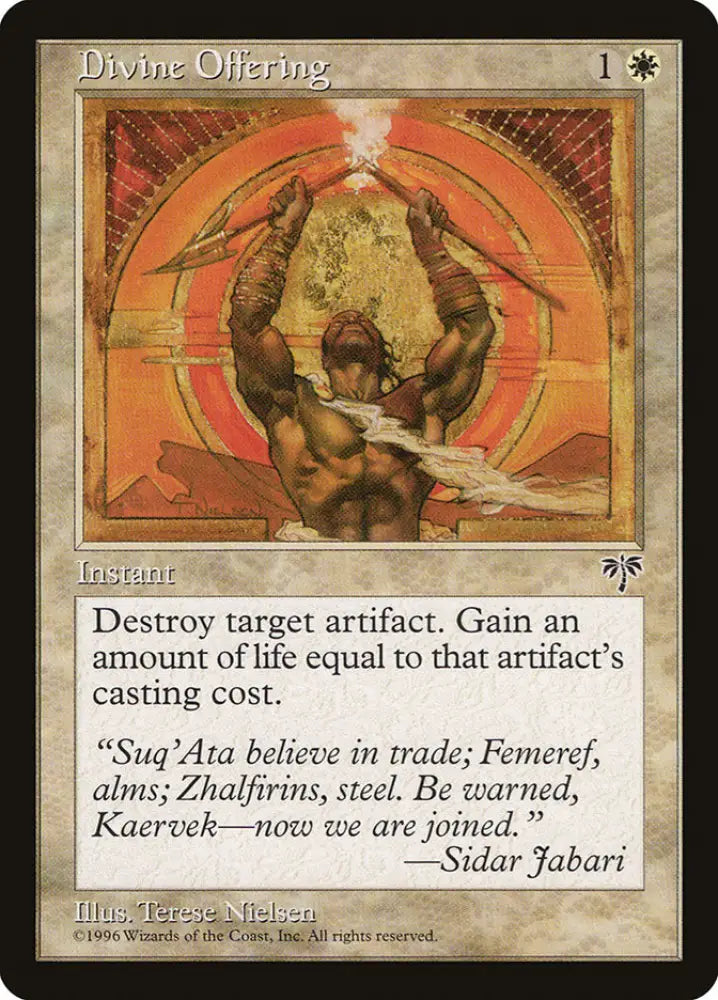 Divine Offering [Mirage] - MTG Single