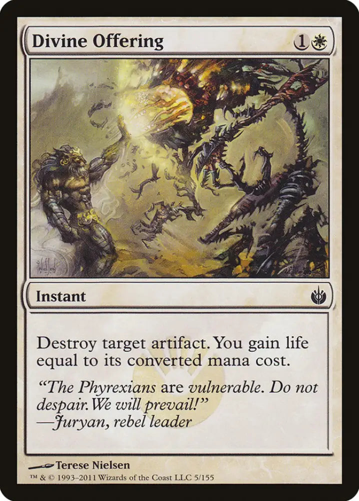 Divine Offering [Mirrodin Besieged] - MTG Single