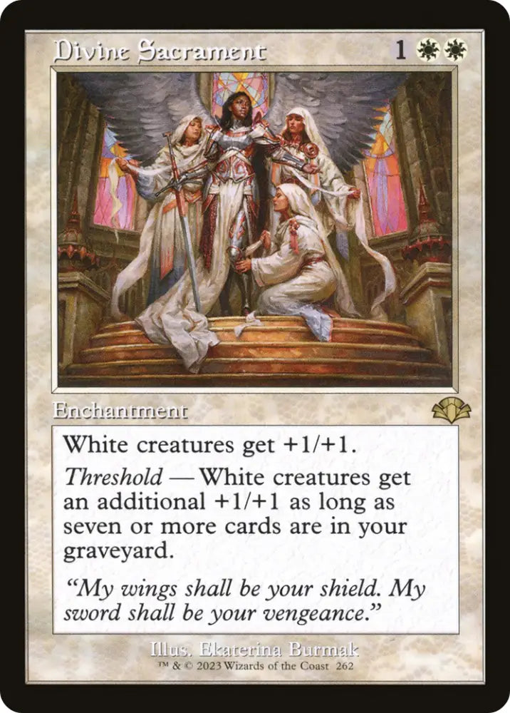 Divine Sacrament (Retro) [Dominaria Remastered] - MTG Single
