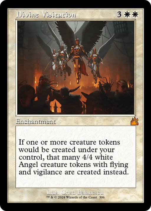 Divine Visitation (Retro Frame) [Ravnica Remastered] - MTG Single