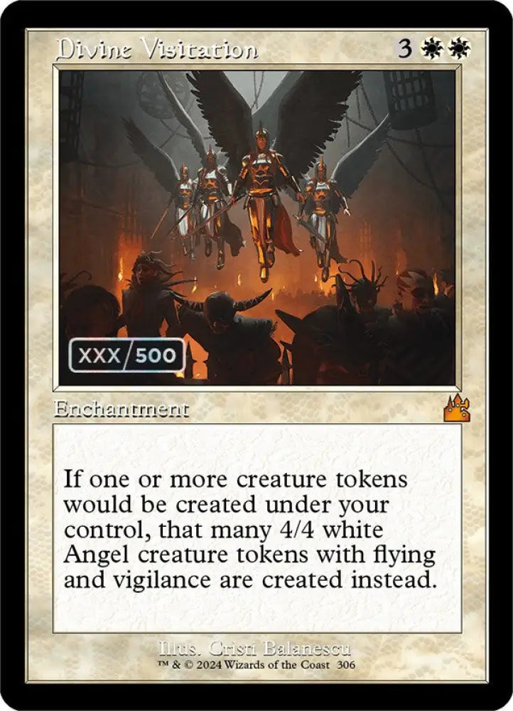 Divine Visitation (Retro) (Serialized) [Ravnica Remastered] - MTG Single