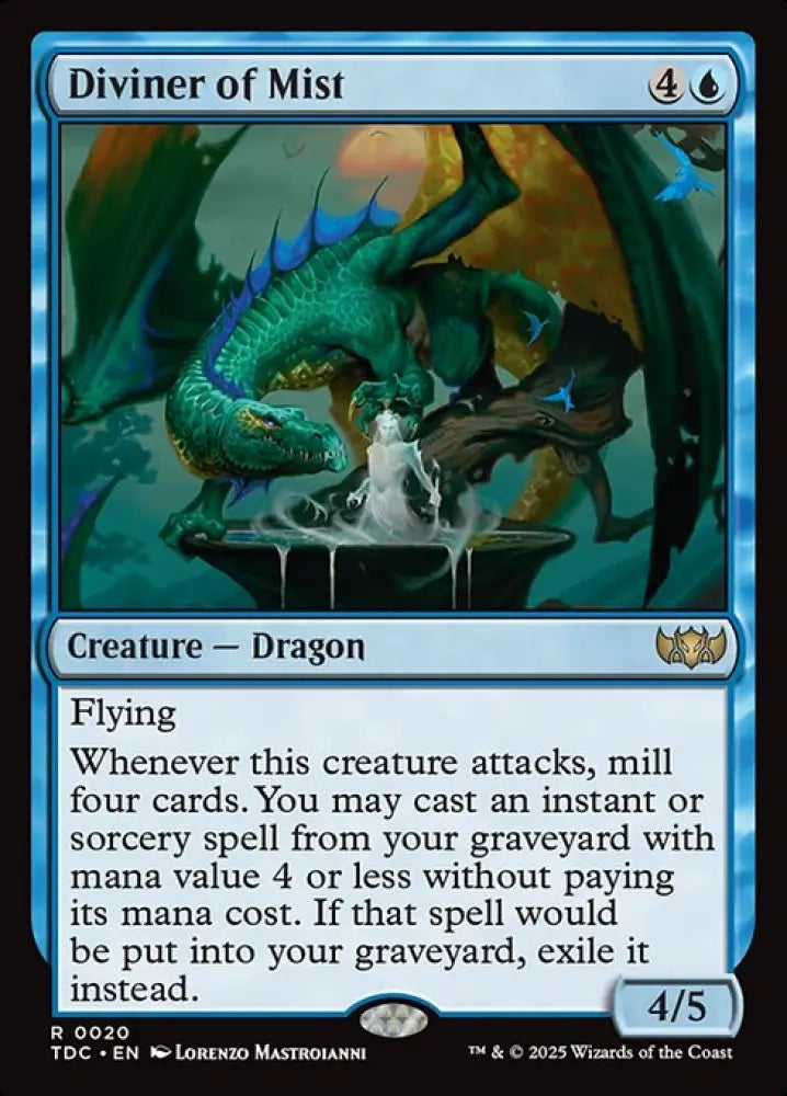 Diviner of Mist (20) [Tarkir: Dragonstorm Commander]