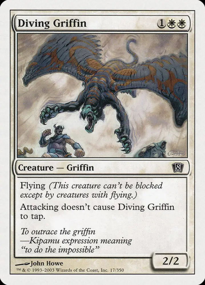 Diving Griffin (17) [Eighth Edition] - MTG Single