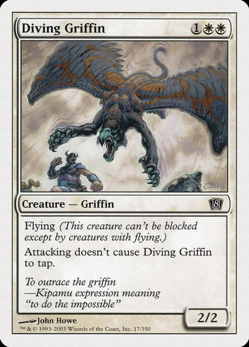 Diving Griffin (17) [Eighth Edition] - MTG Single
