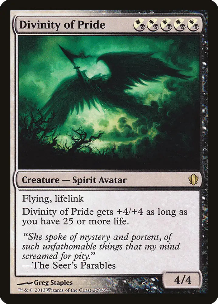 Divinity of Pride [Commander 2013] - MTG Single