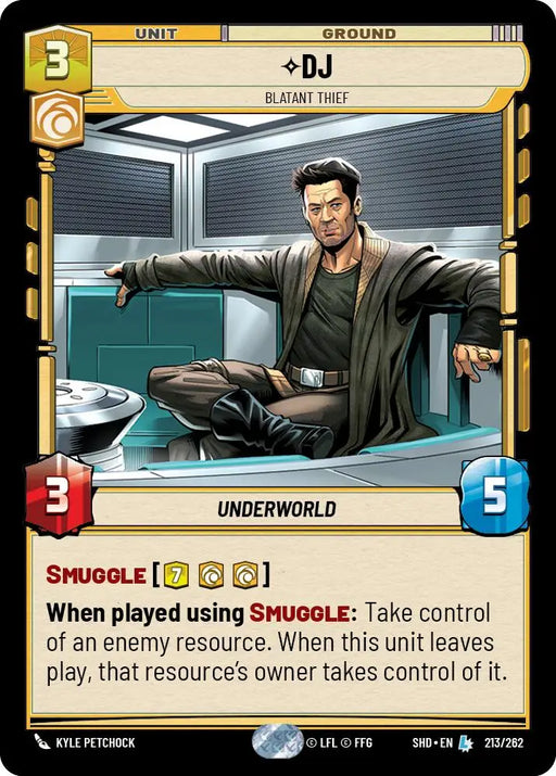 DJ - Blatant Thief (213/262) [Shadows of the Galaxy] - Star Wars: Unlimited Single