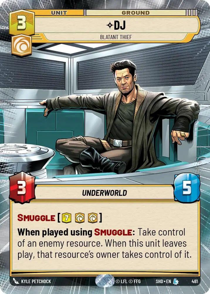 DJ - Blatant Thief (Hyperspace) (481) [Shadows of the Galaxy] - Star Wars: Unlimited Single