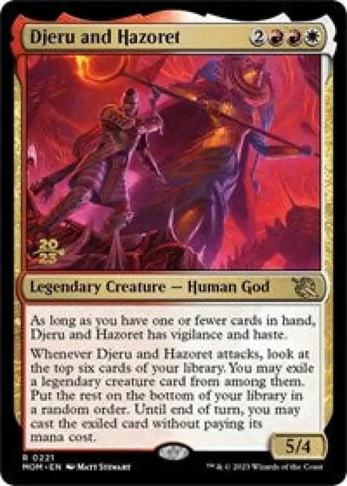 Djeru and Hazoret (221) [Prerelease Cards]
