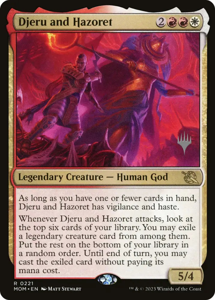 Djeru and Hazoret (Promo Pack) [March of the Machine Promos] - MTG Single