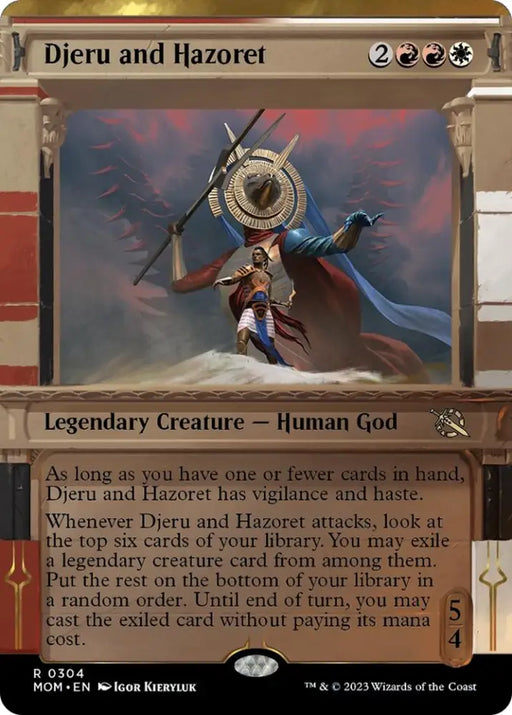 Djeru and Hazoret (Showcase Planar Booster Fun) [March of the Machine] - MTG Single