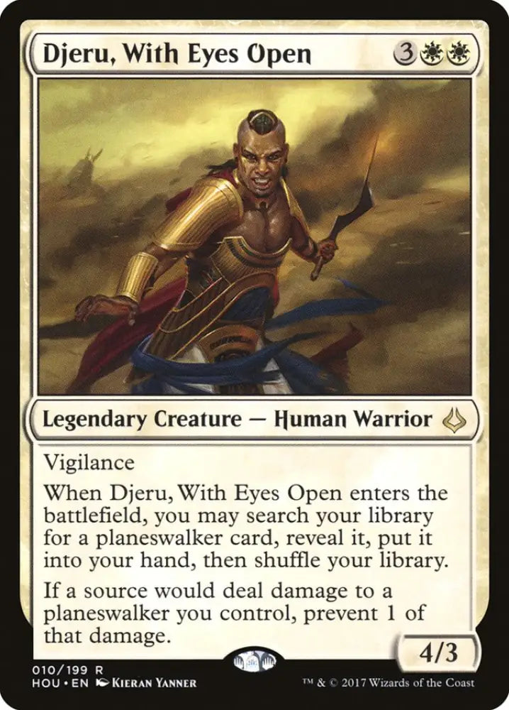 Djeru With Eyes Open [Hour of Devastation] - MTG Single